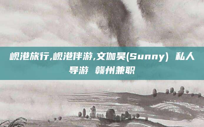 汕头岘港旅行,岘港伴游,文伽昊(Sunny) 私人导游 赣州兼职